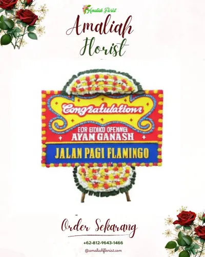 Bunga Papan Congratulation di Ranubedali